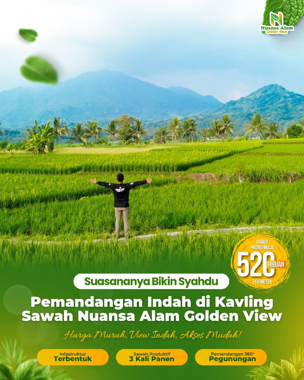 Jual Kavling Sawah Bogor Murah SHM Cuma 500 Ribuan Pinggir Jalan Raya - 085779009800 (3)