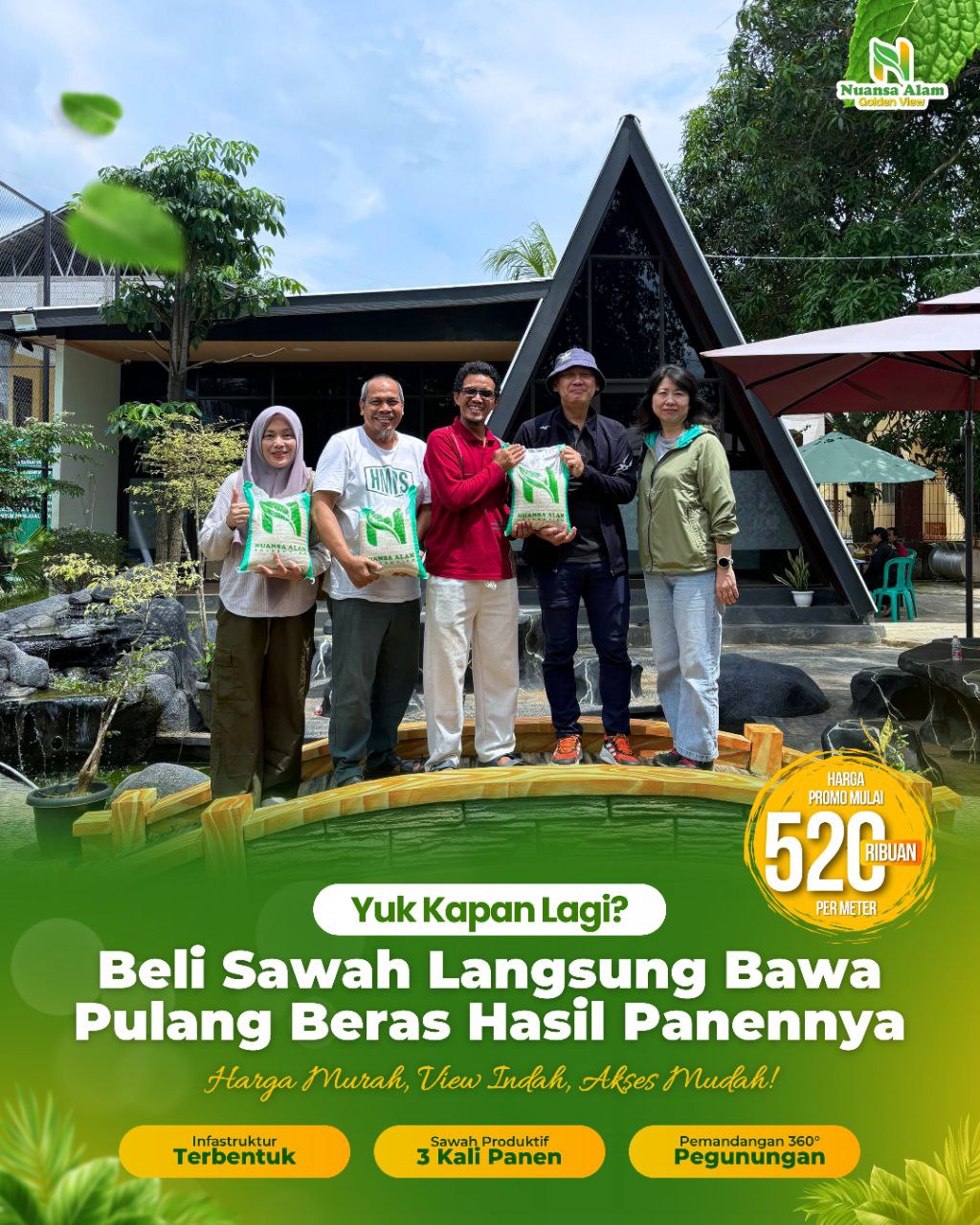 Jual Kavling Sawah Bogor Murah SHM Cuma 500 Ribuan Pinggir Jalan Raya - 085779009800 (5)